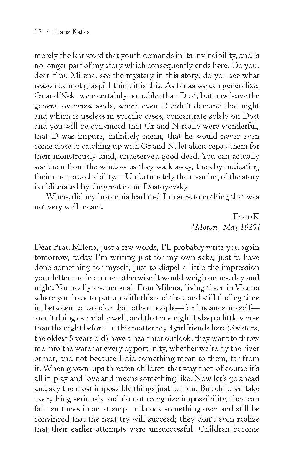 Letters to Milena by Franz Kafka | Unabridged Classic Edition | Timeless Love Letters & Literary Masterpiece