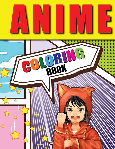Anime Coloring Book: Manga Coloring Pages for Kids