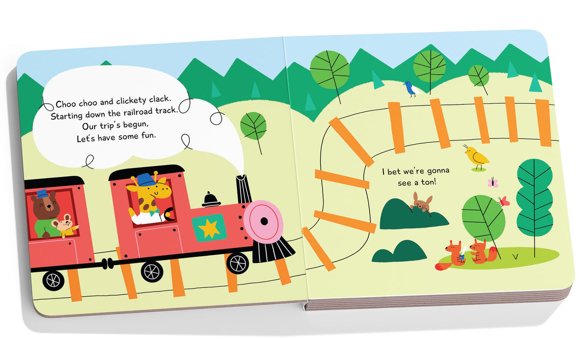 Counting Train Track – Choo Choo and Clickety Clack: A Fun Rhyming Board Book to Learn Numbers 1–10 with Trains, Tracks & Counting Fun | Bright ... for Toddlers & Preschoolers | Ages 2–5 Years