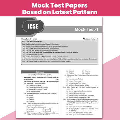 PW Class 10 ICSE Question & Concept Bank English Paper 2 (Literature) 2027 Chapterwise & Topicwise By Nupur Sharma | Narrative/ Poetic Sketch & Devices | Important Practice Questions