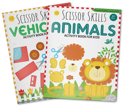 Scissor Skills: Animal (Activity Book for Kids)