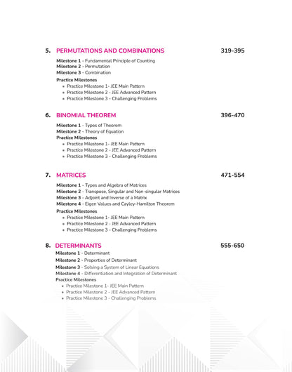 Arihant Skills in Mathematics Algebra for JEE Main & Advanced 2026-2027 | Theory, Practice Milestones & PYQ Scanners | Ideal for IIT JEE Aspirants by Dr. SK Goyal