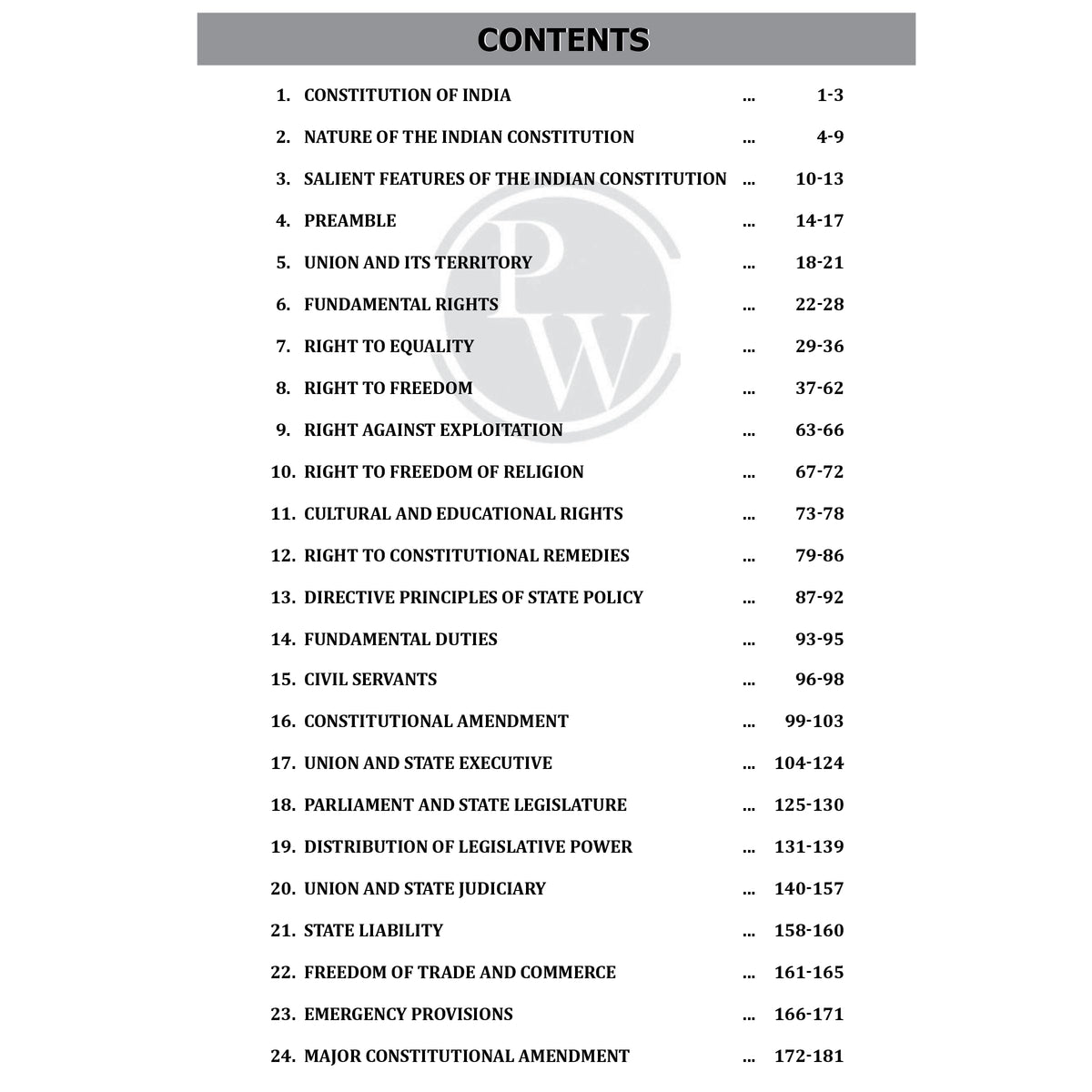 PW Judiciary Constitutional Law of India | Complete Guide For Judicial Service Exam Prep | Case Laws, Legal Maxim, In-Depth Coverage of Key Concepts & Detailed Analysis [Paperback] PW (PW )