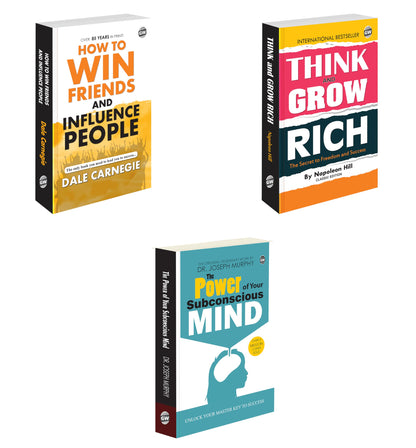 The Power of Your Subconscious Mind, Think & Grow Rich (Paperback), and How to Win Friends and Influence People (Paperback) :- World’s Best Inspirational Books to Change Your Life | Set of 3 novels