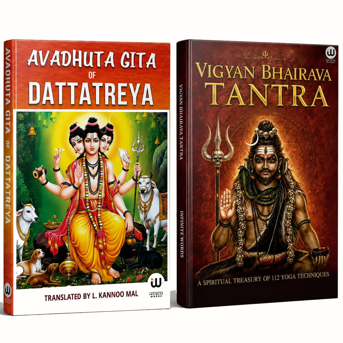 Avadhuta Gita | Vigyan Bhairav Tantra Combo Set of 2 Dattatreya Book in English Avadhut Geeta Avadhoot Rahasyam Gurudev Datta Books Datt Guru Charitra Awadhoot Sri Vijnana Bhairava 112 Meditations