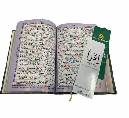 The Holy Quran[Color Coded Tajweed]15 Lines With 2 Free Bookmarks
