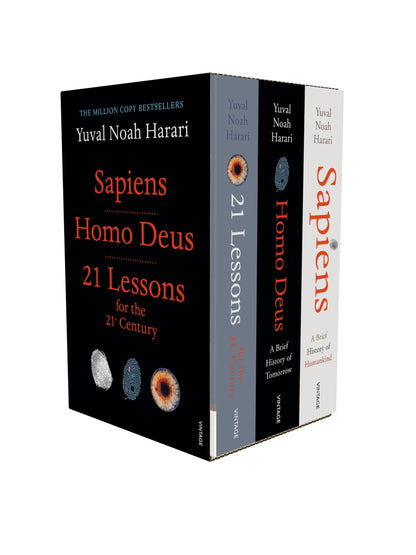 Yuval Noah Harari Box Set: Includes Sapiens, Homo Deus & 21 Lessons for the 21st Century | Bestselling Nonfiction on Human Evolution, World History, Civilization & the Future