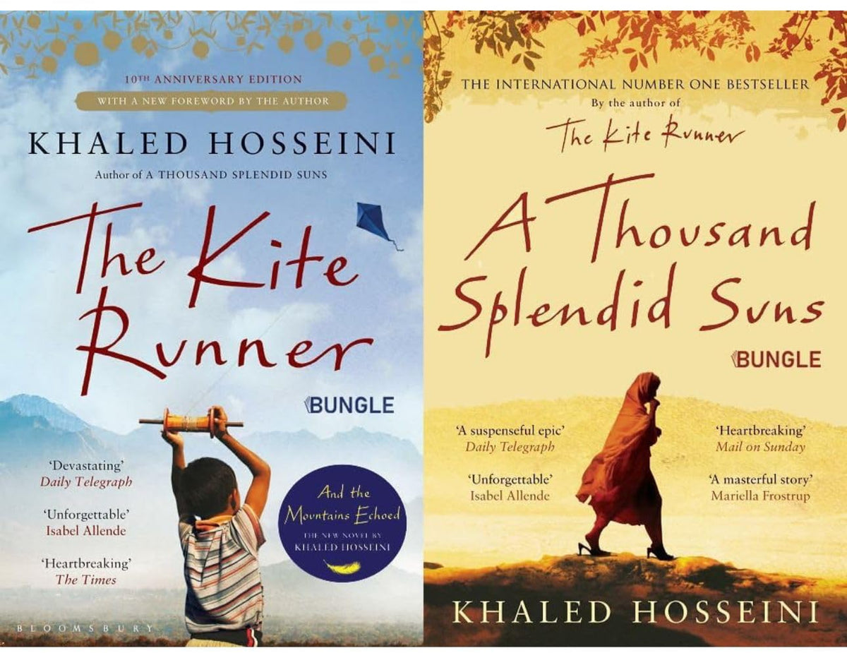 The Kite Runner And A Thousand Splendid Suns Book Combo Emotional Historical Fiction Friendship Family War Story Paperback English Novel Set