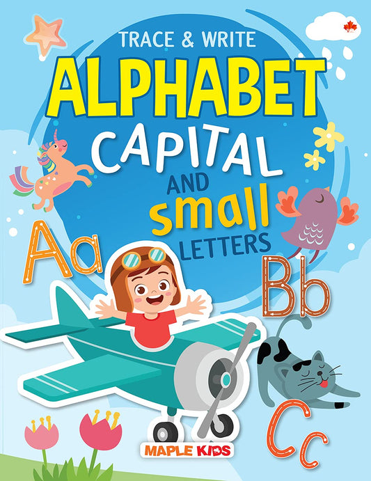 ABC Writing Book - Capital and Small Letters (Practice) by Maple Press book cover
