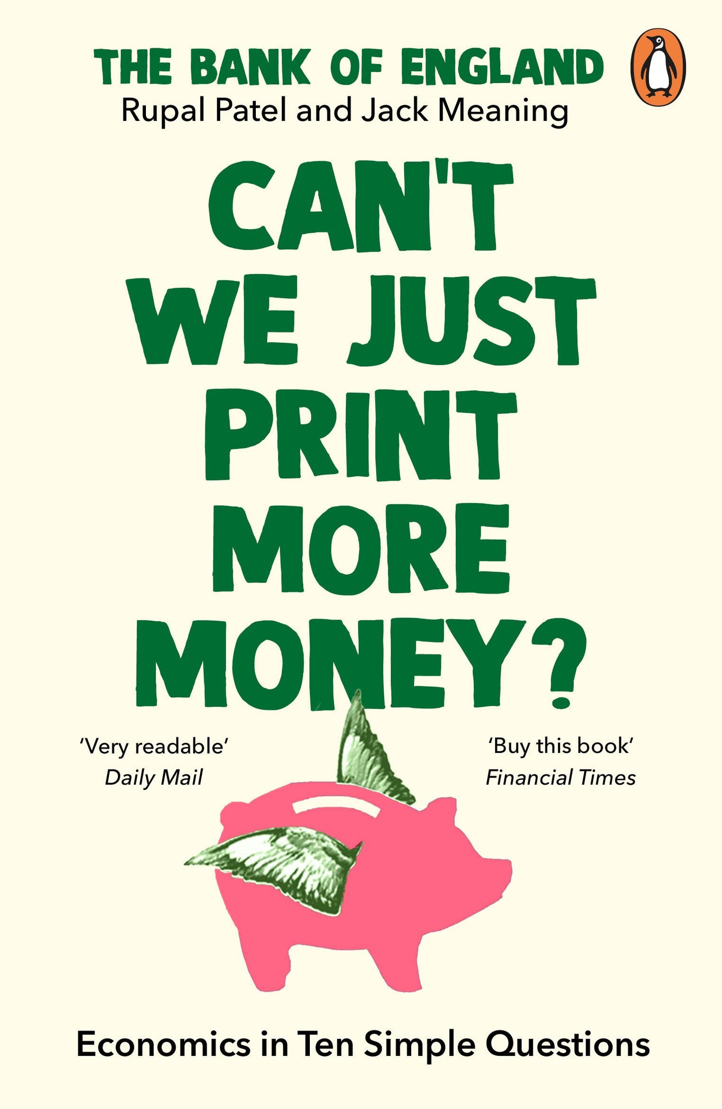 Can’t We Just Print More Money? book cover