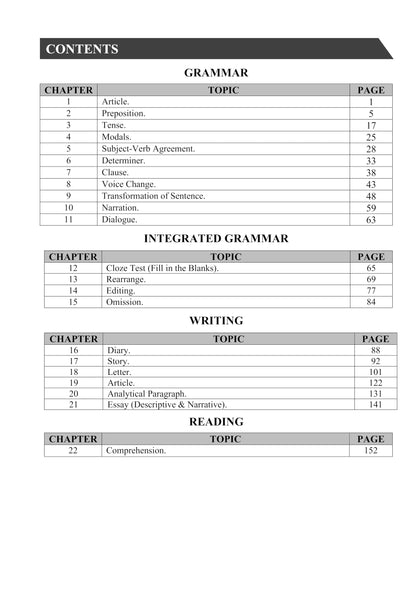 CBSE, NCERT English Grammar and Composition - Class 9 & 10. (Class IX & X)