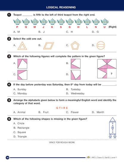 MTG IMO Olympiad 10 Previous Years Papers Class 3 Mathematics (2025-2021 Set A & B) - Model Test Papers with 24 Sample OMR Sheets | PYQ Book For SOF Olympiad 2026-27 Exam