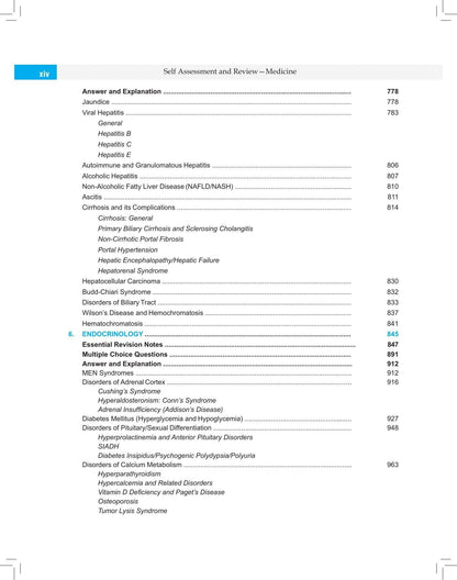 Self Assessment & Review Medicine (2 Vols Set), 14/E for NEET PG, INI-CET and FMGE Aspirants | Image-based Questions, Comparative Tables, Latest Exam Pattern MCQs, and NEET PG Solved Questions