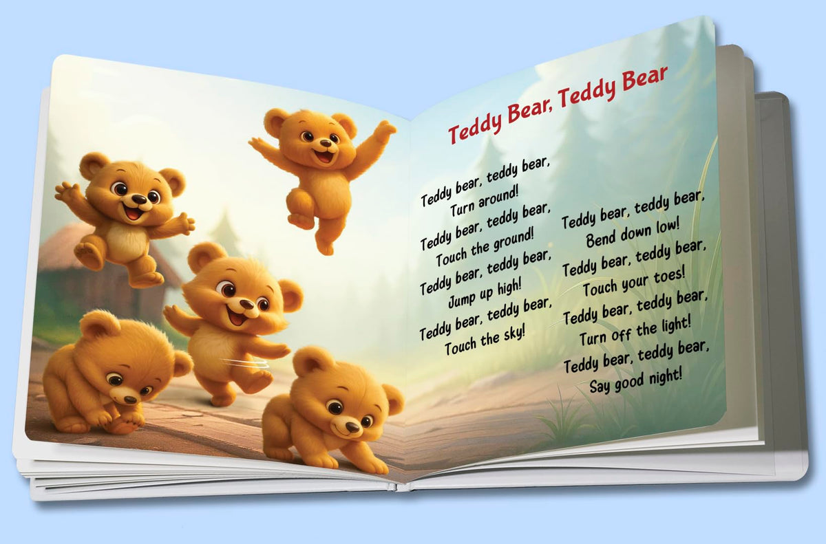 Nursery Rhymes Book - Board Book for Kids | Premium Quality Classic Rhymes Book for Kids | Early Learning Activity Book | Ages: 2 - 6 Years | Two Brothers Publications
