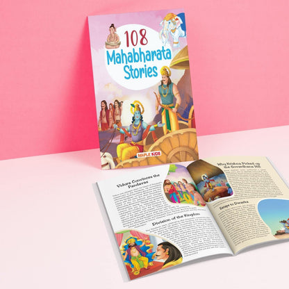 108 Mahabharata Stories for Children (Illustrated) - Story Book for Kids - Epic of India - Bedtime Stories - 3 Years to 10 Years Old - English Short ... Children - Read Aloud to Infants, Toddlers