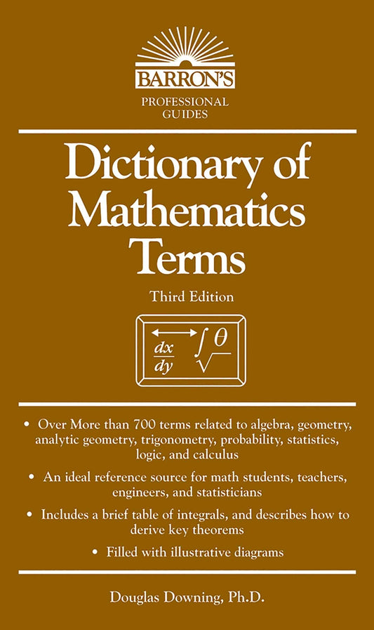 Dictionary of Mathematics Terms