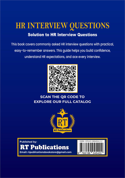 HR Interview Questions | Complete Guide with Sample Answers & Expert Solutions for Cracking HR Rounds | Interview Preparation Book for Freshers & Professionals