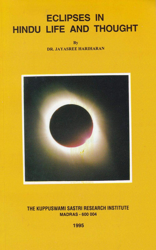 Eclipses in Hindu Life and Thought  book cover
