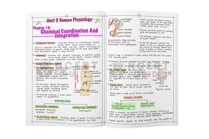 Neet Physics and Chemistry Formula Sheet + Biology Handwritten Short Notes