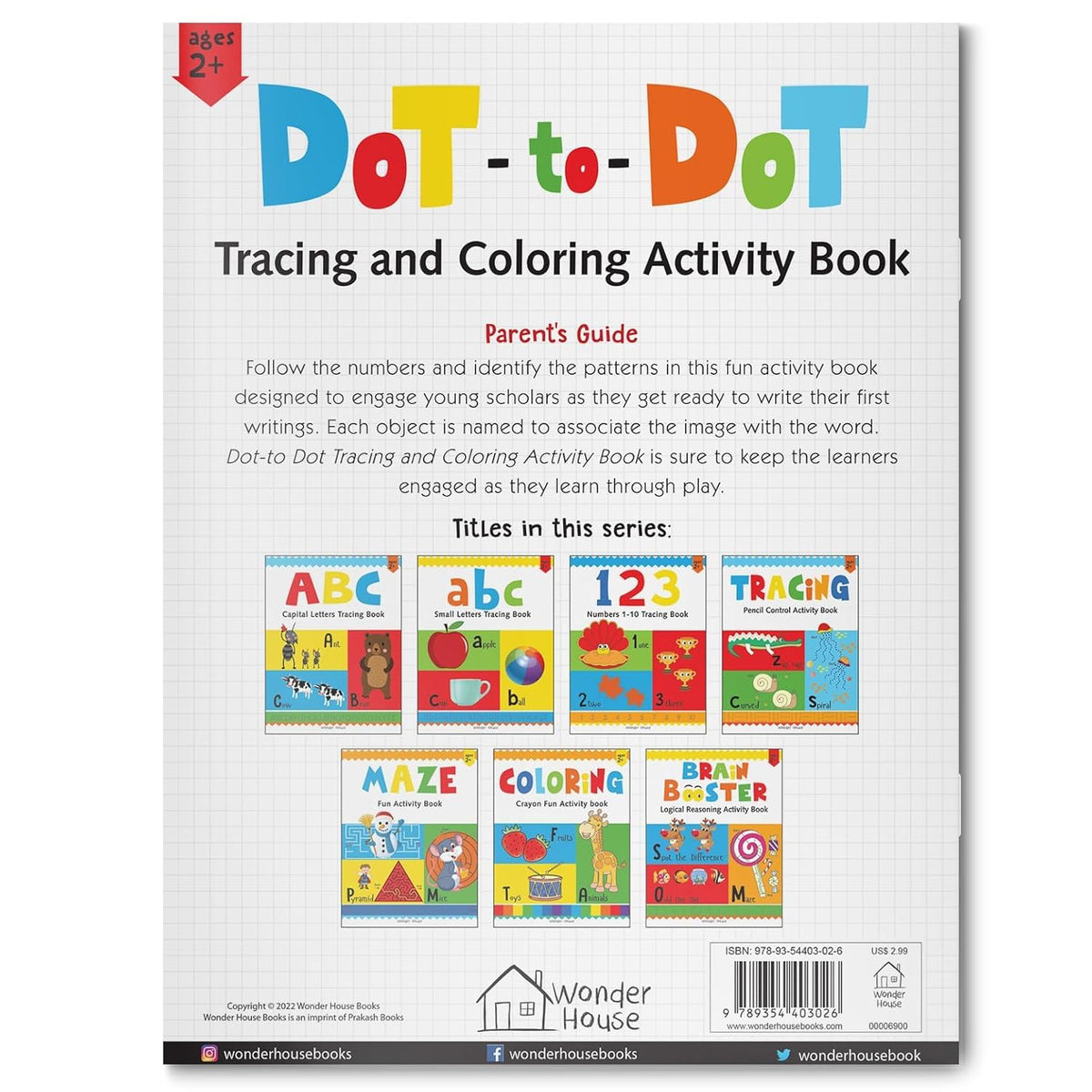 Preschool Activity Book | Dot-To-Dot – Tracing And Coloring Activity Book For Kids Ages 3–5 | Connect The Dots, Trace Lines & Color Fun Shapes And Animals | 2+ Hours Of Early Learning & Creativity