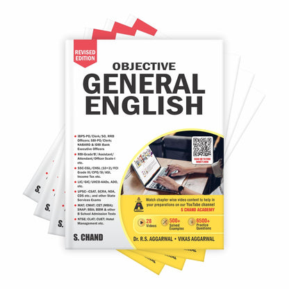 Objective English Book Best for Competitive Exams 2026-2027 | Grammar | Defence, SSC Exams CGL/CHSL/MTS/GD, RRB Railway, Police/SI, UPSC, Management CAT/MAT/MBA, IBPS SBI Bank PO/Clerk, CTET/CLAT Exam