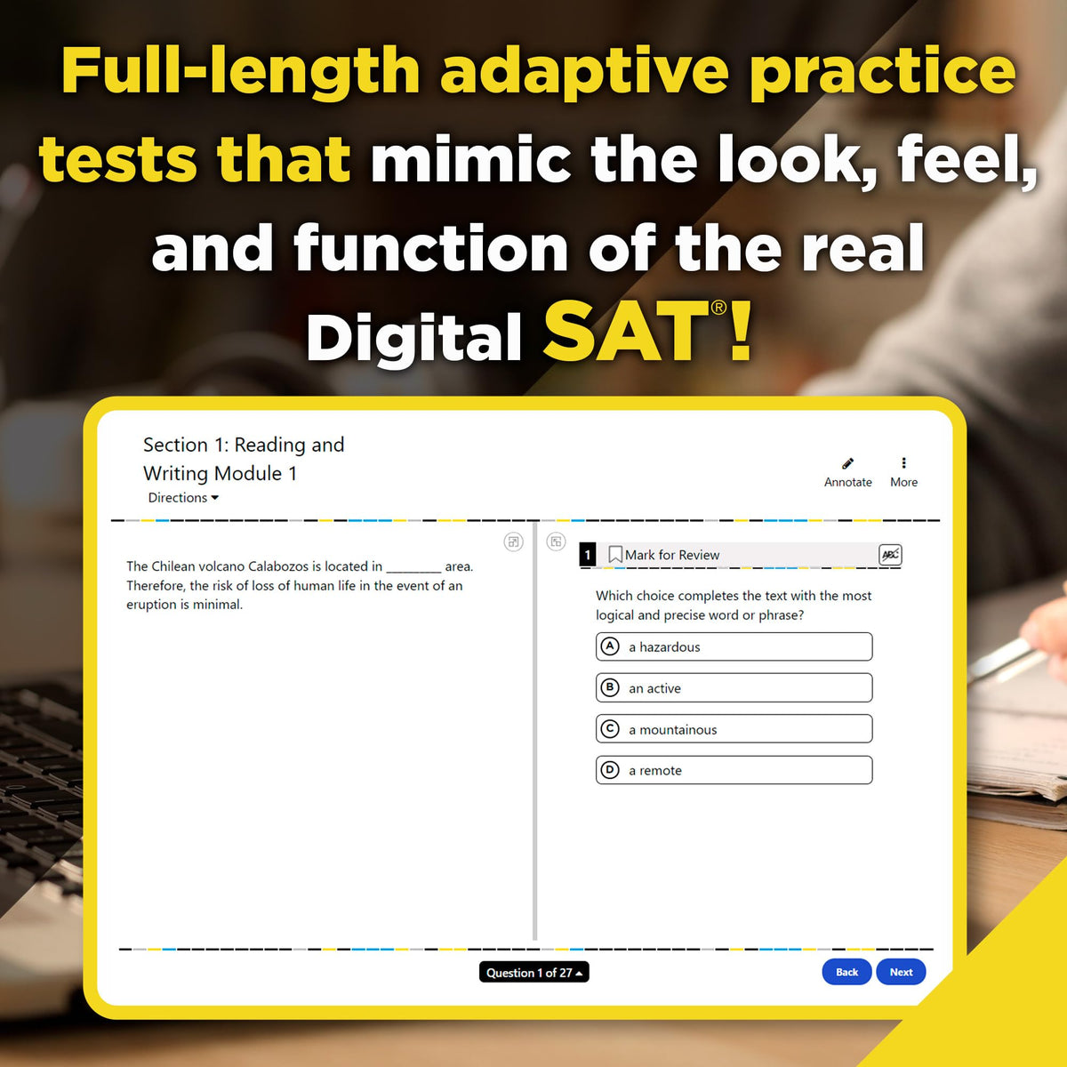 7 Practice Tests for the SAT, 2027: In-Book + Online Practice Tests for Your Top Score (2027) (College Test Preparation)