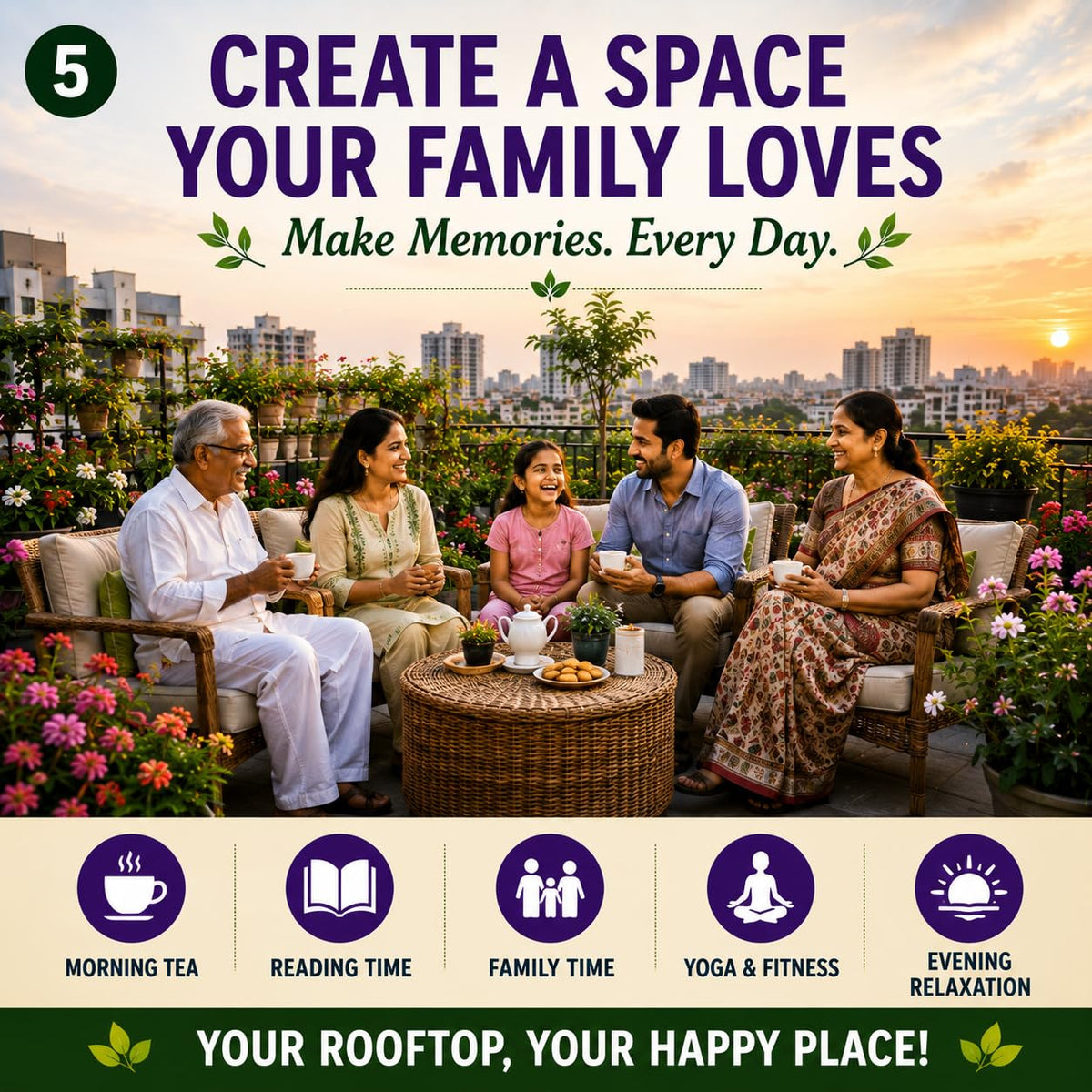Terrace Gardening for Indian Homes: Complete Guide to Rooftop Gardening, Plants, Design & Care (Green Guru Knowledge Series)