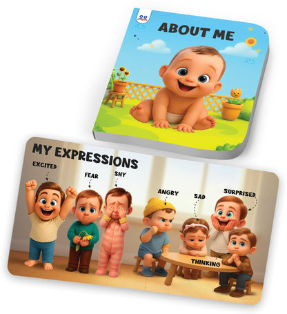My First Library Box Set 10 Board Books | Premium Quality Kids Books for 1 Year - 4 Year Old | Early Learning Books - About Me, Rhymes, Foods, Shapes, ... Around Me, Action Words & People at Work