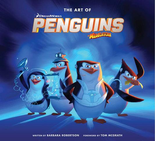 ART OF PENGUINS OF MADAGASCAR book cover