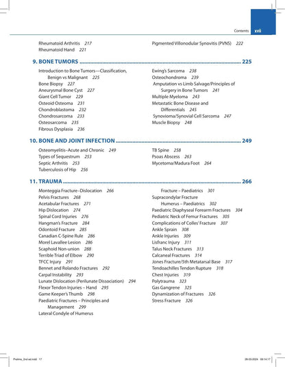 Orthopedic Exam Review, 2/E for MS, DNB & Diploma Orthopedic Postgraduates | 300+ PG Exam Questions with Hand-Drawn Flowcharts, Tables & Diagrams for ... A Comprehensive Manual for Postgraduates: 1