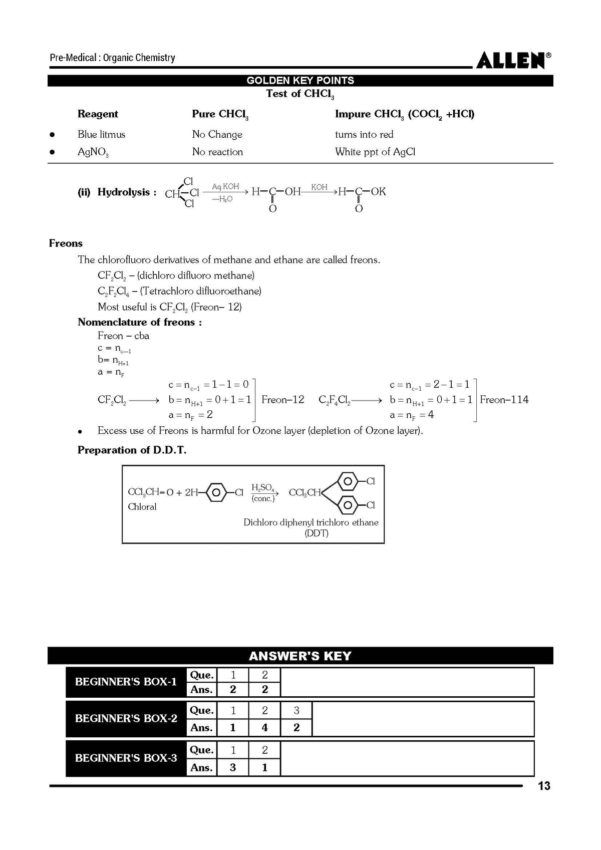 ALLEN CHEMISTRY NEET-UG Study Material Package for 11th, 12th & 12th Passed (Set of 6 Modules) in English |