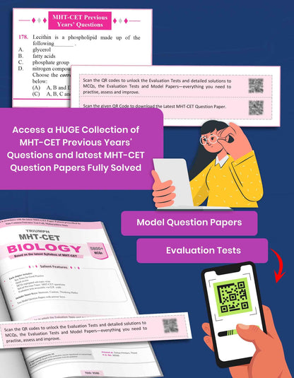 MHT-CET Triumph Physics Chemistry & Maths (PCM) for 2027 Exam | Chapter Lens, 19400+ MCQs Chapterwise & Topicwise , PYQs, Model Papers | Based on 11th & 12th Maharashtra Board Syllabus, 3 Books