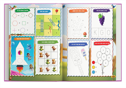 Activity Book for 3 Year Old | Best Selling 1001 Brain Booster Books for 3+ Year Old Children | Kids Activity Book - Puzzles, Mazes, Colouring, Dot-To-Dot, Matching, Seek & Find, Spot the Difference