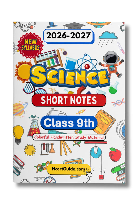 Class 9 Science Short Notes 2026–27 (Exploration Book) | Handwritten Colorful Revision Book | CBSE NCERT Quick Guide for Diagrams, Definitions & Concepts
