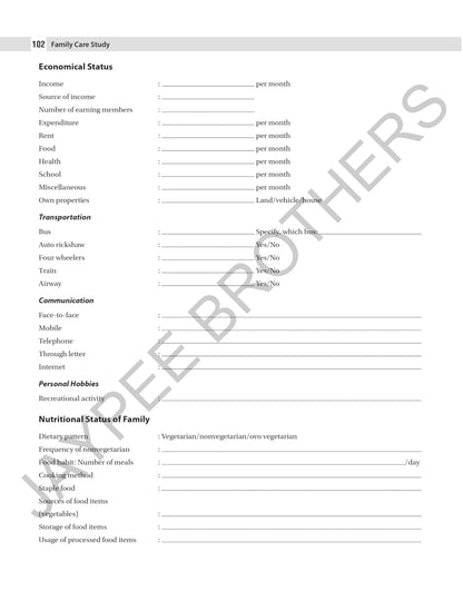 Community Health Nursing-II Record Book, 3/E for BSc Nursing 7th Semester | Complete Clinical Logbook with Family Care Study, Home Visits and PHC Posting Records: Record Book for BSc Nursing Program