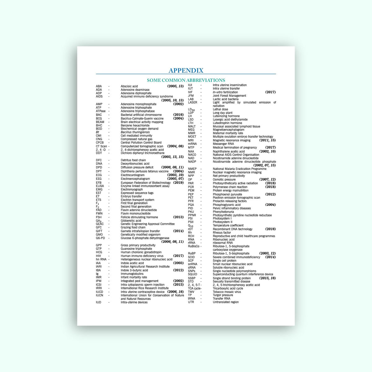 Nootan ISC Board Biology Textbook for Board Exam Class 12th (XII) Rapid Revision Sheets Mind Maps Academic Year 2026-27 - Nageen Prakashan: 1
