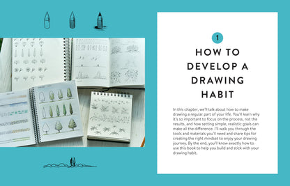 The Drawing Habit: A Step-by-Step Guide to Improving Your Drawing Skills and Cultivating a Lifelong Practice of Creativity - Includes Downloadable Practice Sheets!