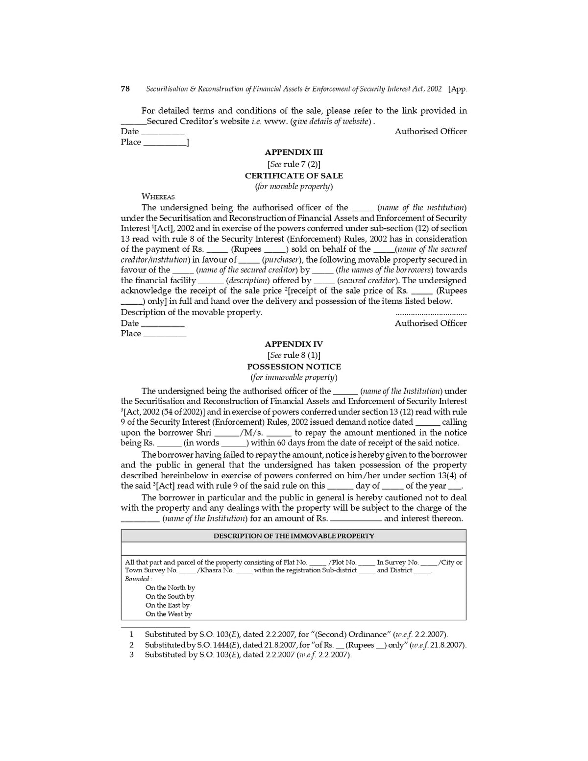 Lawmann's Securitisation and Reconstruction of Financial Assets and Enforcement of Security Interest Act, 2002 | SARFAESI Rules | Bare Act with Comments