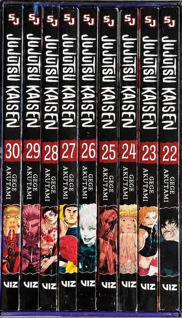 Jujutsu Kaisen Manga Vol 22-30 Box Set by Gege Akutami