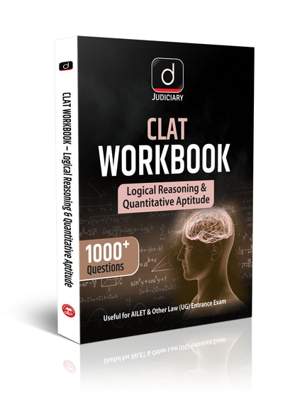 CLAT Workbook - Logical Reasoning & Quantitative Aptitude | Law Entrance Exam