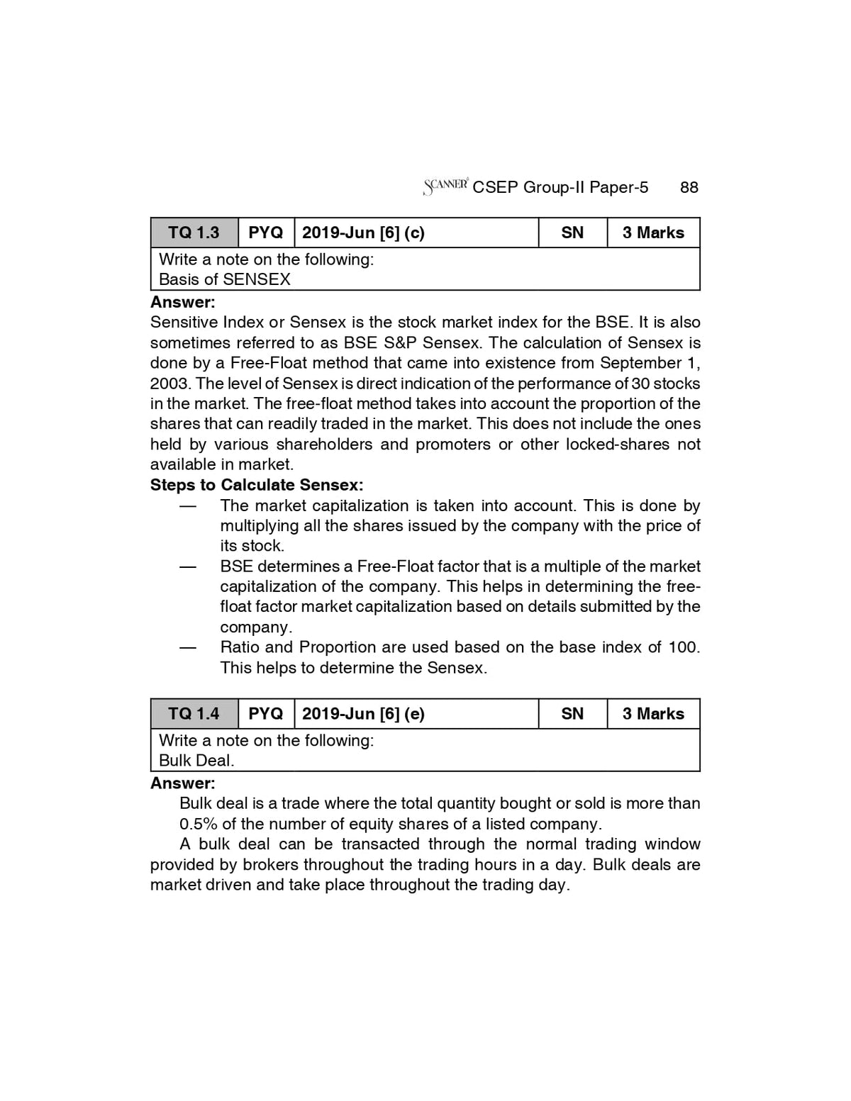 Scanner CS Executive Programme | Paper-5: Capital Market andSecurities Laws | For Dec.26 & June 27 Exams | Solved Papers with PYQs | Shuchita Prakashan: 1 (Scanner Series)