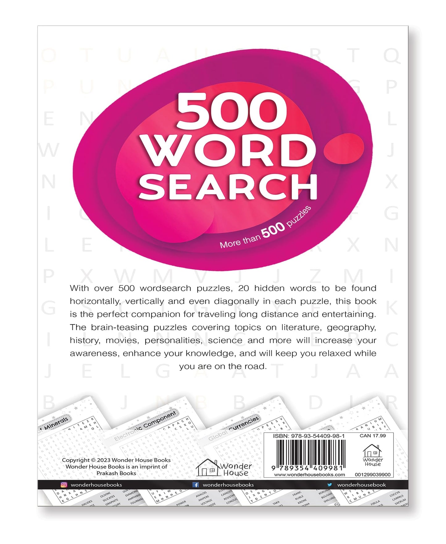 500 Word Search Bind up
