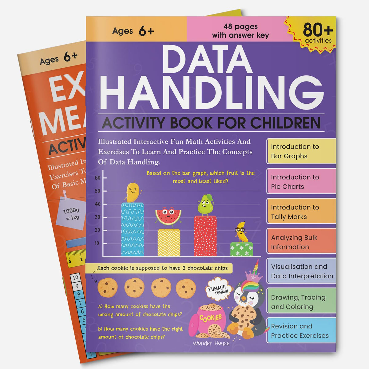 Data Handling: Activity Book for Kids | Learn Sorting, Tally Marks, Graphs & More | Ages 6–9 | Fun Math Activities to Build Analytical Skills