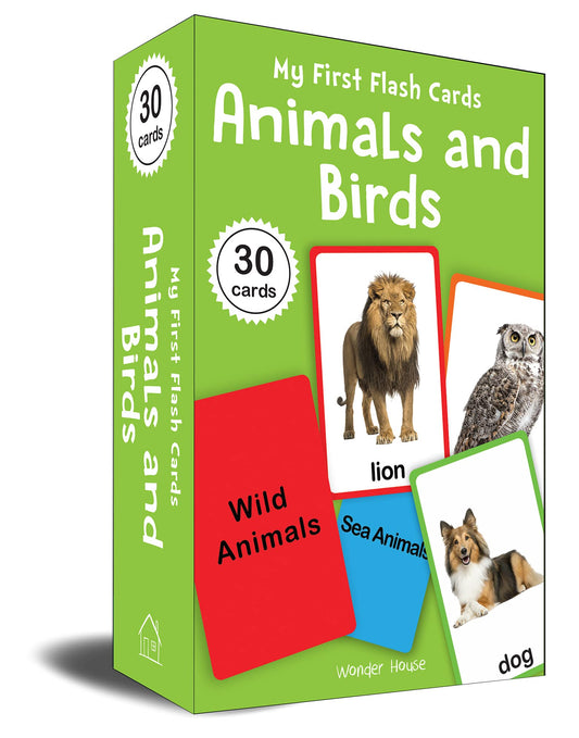 My First Flash Cards Animal And Birds : 30 Early Learning Flash Cards For Kids book cover