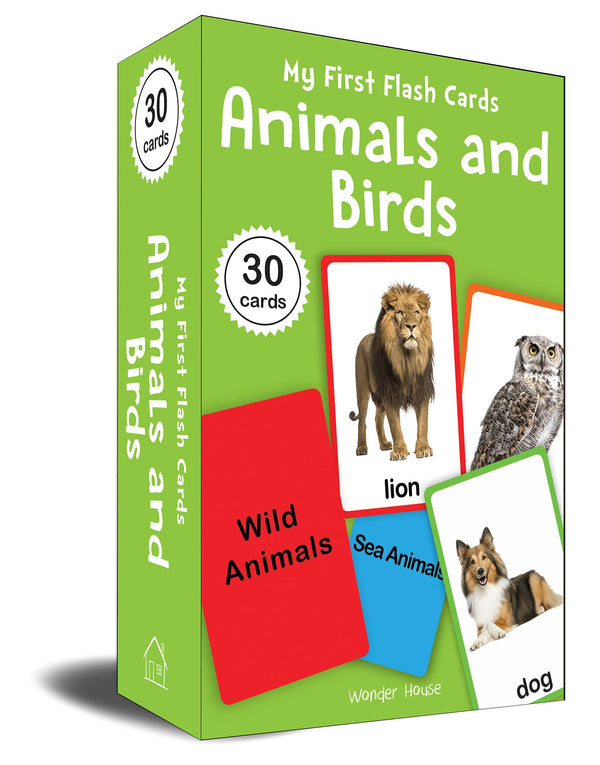My First Flash Cards Animal And Birds : 30 Early Learning Flash Cards For Kids