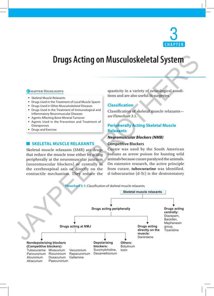 Pharmacology for Physiotherapy Students, 4/E | Thoroughly Revised BPT Textbook with Flowcharts, Compare & Contrast Tables and Mnemonics for Musculoskeletal & Drug Therapy Topics