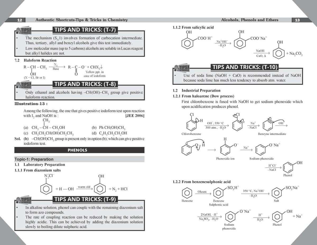 Authentic SHORTCUTS, TIPS & TRICKS in CHEMISTRY for JEE Main, Advanced & KVPY