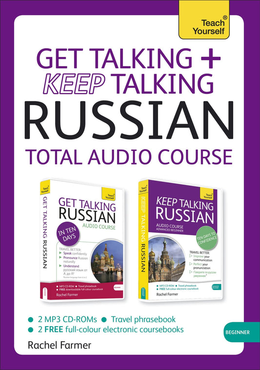 Teach Yourself: Get Talking & Keep Talking Russian Total Audio Course (cd pack) book cover