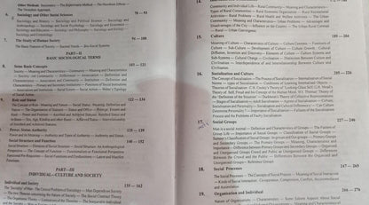 Sociology Principles Of Sociology with An Introduction To Social Thought by C.N.Shankar Rao (Second Hand & Used Book) (M)