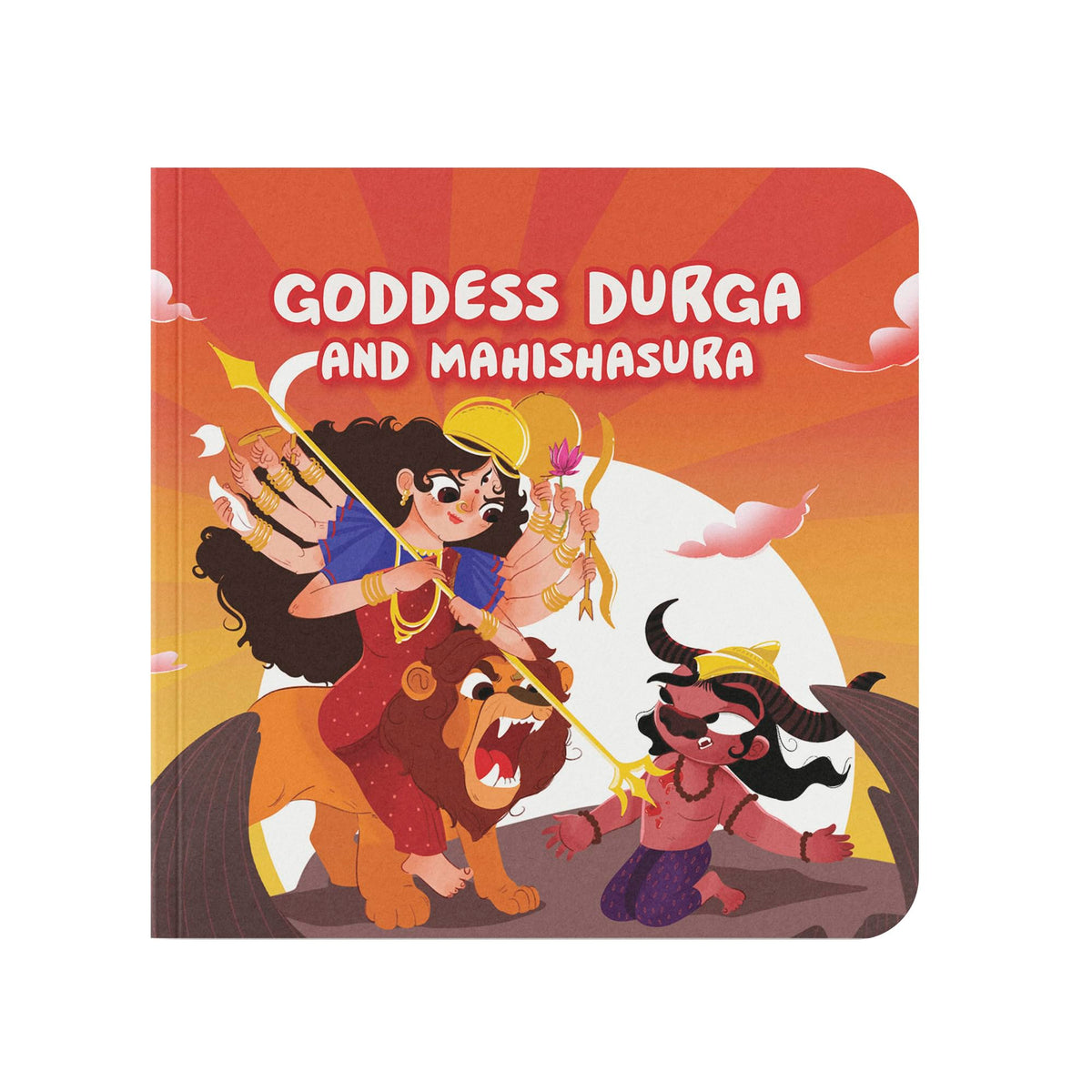 Goddess Durga and Mahishasura: Tales of Hindu Gods and Goddesses: An Illustrated Board Book for Kids | Story Book on Durga | Ages 5+ [Select Learning]
